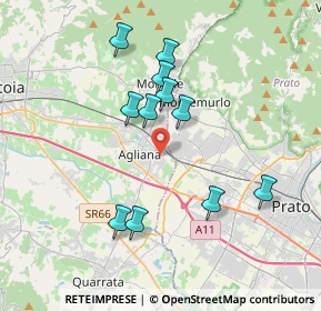 Mappa Via Volturno, 51031 Agliana PT, Italia (3.50455)