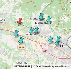 Mappa Via Volturno, 51031 Agliana PT, Italia (3.50083)