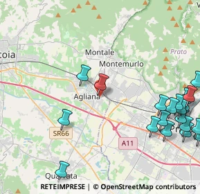 Mappa Via Volturno, 51031 Agliana PT, Italia (6.0065)