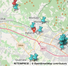 Mappa Via Volturno, 51031 Agliana PT, Italia (6.283)