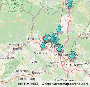 Mappa Via Volturno, 51031 Agliana PT, Italia (17.96364)