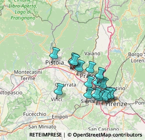 Mappa Via Volturno, 51031 Agliana PT, Italia (12.51947)