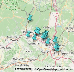 Mappa Via Volturno, 51031 Agliana PT, Italia (9.77077)