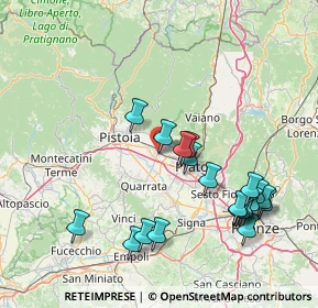 Mappa Via Volturno, 51031 Agliana PT, Italia (17.2865)