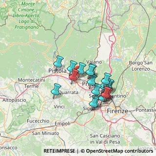 Mappa Via I Maggio, 59013 Montemurlo PO, Italia (11.36)
