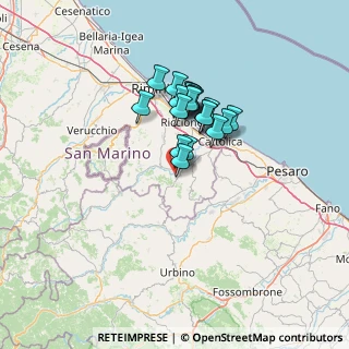 Mappa Via Ape del Conca, 47832 San Clemente RN, Italia (9.826)