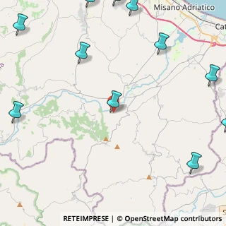 Mappa Via Ape del Conca, 47832 San Clemente RN, Italia (6.96545)