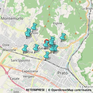 Mappa Via Gennaro Coppola, 59100 Prato PO, Italia (1.2675)