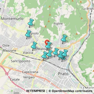 Mappa Via Gennaro Coppola, 59100 Prato PO, Italia (1.53909)