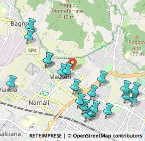 Mappa Via Gennaro Coppola, 59100 Prato PO, Italia (1.237)