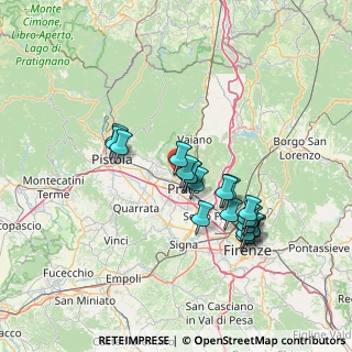 Mappa Via Gennaro Coppola, 59100 Prato PO, Italia (12.9645)