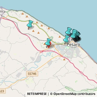 Mappa Via delle Betulle, 61122 Pesaro PU, Italia (4.4335)