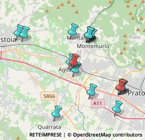 Mappa Via Ciro Menotti, 51031 Agliana PT, Italia (4.14778)