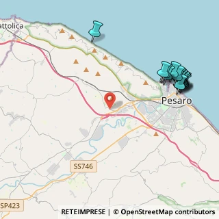 Mappa Str. della Campanara, 61121 Pesaro PU, Italia (5.46063)