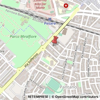 Mappa Via Alfredo Faggi, 62, 61122 Pesaro, Pesaro e Urbino (Marche)