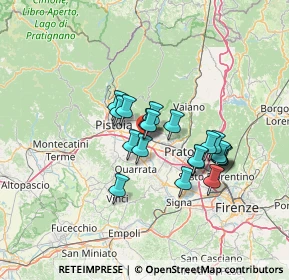 Mappa Via Europa, 51031 Agliana PT, Italia (10.7525)