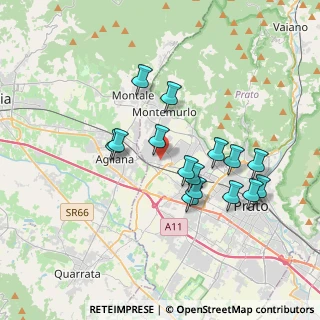 Mappa Via dei Mille, 59013 Montemurlo PO, Italia (3.39333)