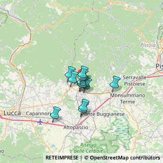 Mappa Via Cesare Battisti, 51017 Pescia PT, Italia (4.06667)