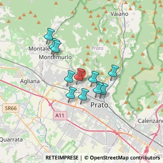 Mappa Via Caduti Senza Croce, 59100 Prato PO, Italia (2.81182)