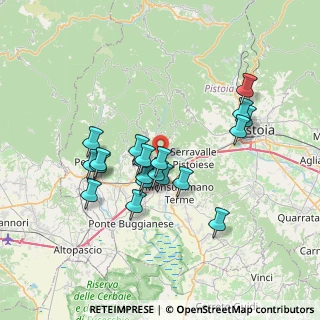 Mappa Località Vico, 51016 Montecatini Terme PT, Italia (6.415)
