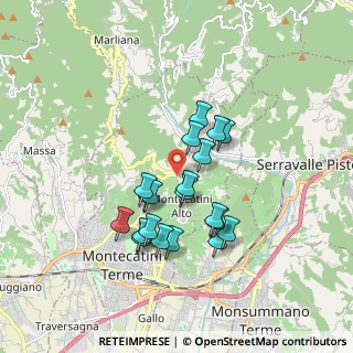 Mappa Località Vico, 51016 Montecatini Terme PT, Italia (1.525)
