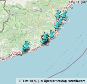 Mappa Viale Europa, 18100 Imperia IM, Italia (10.41429)
