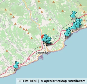 Mappa Viale Europa, 18100 Imperia IM, Italia (3.95)