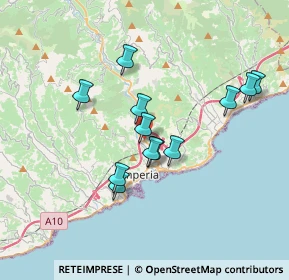 Mappa Viale Europa, 18100 Imperia IM, Italia (3.15833)