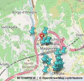 Mappa Viale Europa, 18100 Imperia IM, Italia (1.1525)