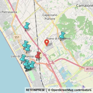 Mappa Via del Commercio, 55041 Capezzano Pianore LU, Italia (2.49636)