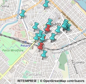Mappa Via Luigi Guidi, 61121 Pesaro PU, Italia (0.359)