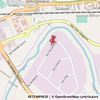 Mappa Via Toscana, 69, 61122 Pesaro, Pesaro e Urbino (Marche)