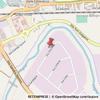 Mappa Via Toscana, 63, 61122 Pesaro, Pesaro e Urbino (Marche)