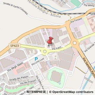Mappa Via Icaro, 22, 61100 Fossombrone, Pesaro e Urbino (Marche)
