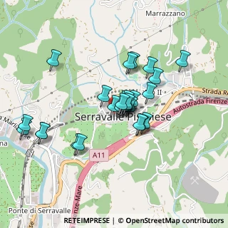 Mappa Via Giuseppe Garibaldi, 51034 Serravalle Pistoiese PT, Italia (0.36296)
