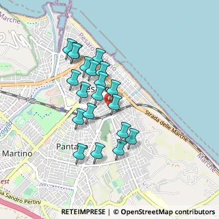 Mappa Via Giuseppe Giusti, 61121 Pesaro PU, Italia (0.779)