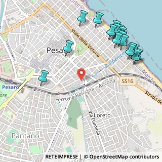 Mappa Via Giuseppe Giusti, 61121 Pesaro PU, Italia (0.6885)