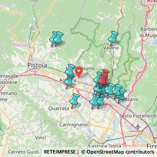 Mappa Via del Pino, 59013 Montemurlo PO, Italia (6.91706)