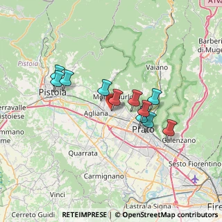 Mappa Via del Pino, 59013 Montemurlo PO, Italia (6.05182)