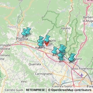 Mappa Via del Pino, 59013 Montemurlo PO, Italia (6.23538)