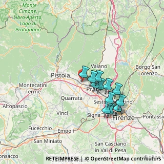 Mappa Via del Pino, 59013 Montemurlo PO, Italia (12.80923)