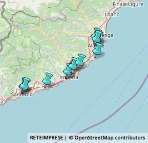 Mappa Strada Diano Gorleri, 18013 Diano Marina IM, Italia (12.85167)