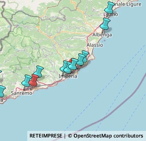 Mappa Strada Diano Gorleri, 18013 Diano Marina IM, Italia (16.38833)