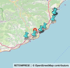 Mappa Strada Diano Gorleri, 18013 Diano Marina IM, Italia (6.69364)