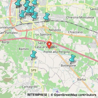 Mappa Via Delle Capanne Vecchie, 51100 Pistoia PT, Italia (3.48167)