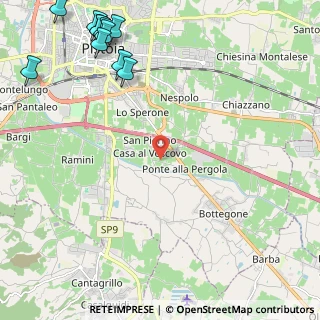Mappa Via Delle Capanne Vecchie, 51100 Pistoia PT, Italia (3.47182)