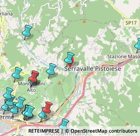 Mappa Via Marlianese, 51034 Serravalle Pistoiese PT, Italia (3.3255)