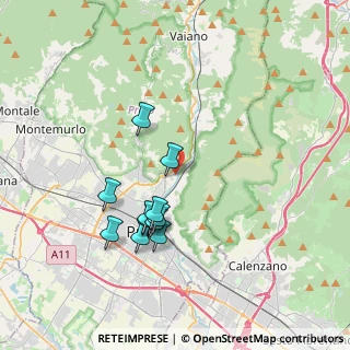 Mappa Via Guado a Santa Lucia, 59100 Prato PO, Italia (3.42364)