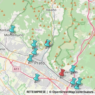 Mappa Via Guado a Santa Lucia, 59100 Prato PO, Italia (5.98818)