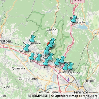 Mappa Via Guado a Santa Lucia, 59100 Prato PO, Italia (6.35733)